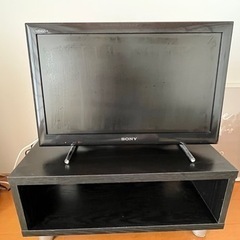 家電 SONY22型テレビ 、テレビボード