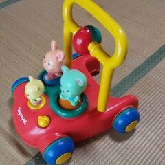 こども　おもちゃ 【手押し車、メロディー付き】