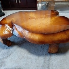 国産  天然木ローテーブル