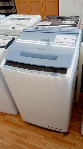 ★ジモティ割あり★ HITACHI　洗濯機　18年製　7.0kg　クリーニング済　YJ2400