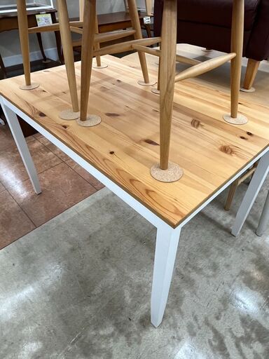 IKEAダイニングテーブルLERHAMNカントリースタイルイケア776