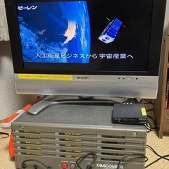 アナログ液晶テレビ22型、地デジチューナー付き