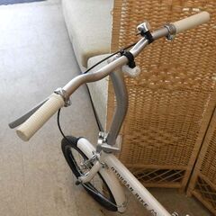 折りたたみ自転車 16インチ ソフトバンク OTOUSAN BIKE 白 犬