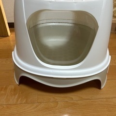 猫トイレ　固まる砂用
