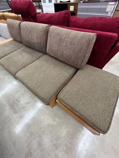 unico3人掛け カバーリングソファALBELO アルベロオットマン付きウニコ780