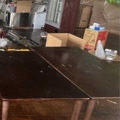 カフェユニゾン カリモク ダイニングテーブル 2台 無料