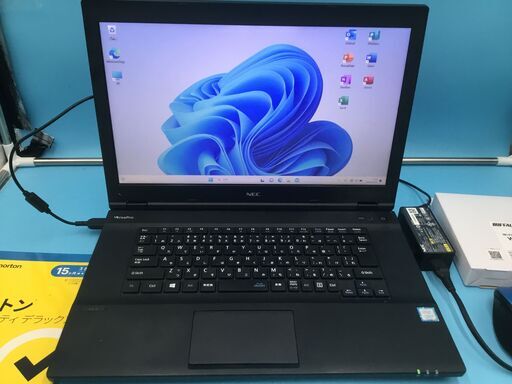 【超美品】ノートパソコン【NEC】 コア5・8世代搭載 高速SSD「Win11・Office2021」管理No17