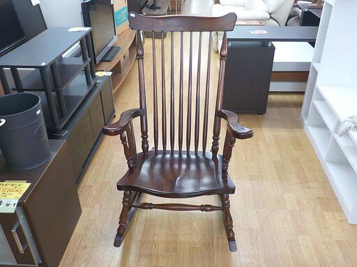 九州民芸 ロッキングチェア 木製 幅68cm 奥行85cm 高さ102cm ゆらゆら リクライニング 椅子 札幌 岡店 九州民芸 ロッキングチェア 木製 幅68cm 奥行85cm 高さ102cm ゆらゆら