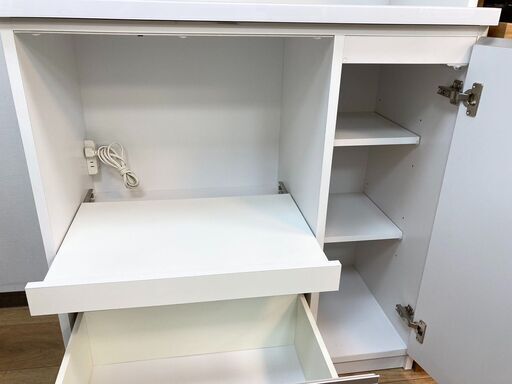 大川家具】ダイニングボード 60cm幅 イルマ [土井インテリヤ工業