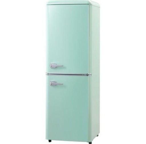 仙台市内 トラック荷台渡し無料!アイリス\n レトロ かわいい 中古 2020年製130L家電 キッチン家電 冷蔵庫
