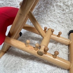 美品✨スタイルチェア バランスチェア プロポーションチェア レッド　2脚セット