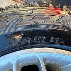 アルミタイヤセット　4本　ブリジストン/BLIZZAK215/65R16 98Q