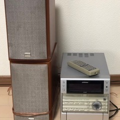 VICTOR 3CD MD プレーヤーコンポ