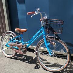 【20インチ】自転車　ジュニア　女の子　オートライト　シティサイクル
