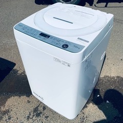 ♦️SHARP 全自動電気洗濯機【2021年製】ES-GE7E-W