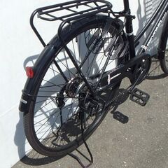 【自社配送は札幌市内限定】BEYOND/ビヨンド 軽快自転車 27インチ 6段変速 ブラック ママチャリ シティサイクル 動作OK 中古美品【USED】