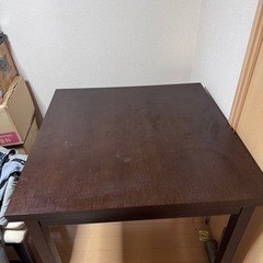 ダイニングテーブルセット(テーブル1点と椅子2点)