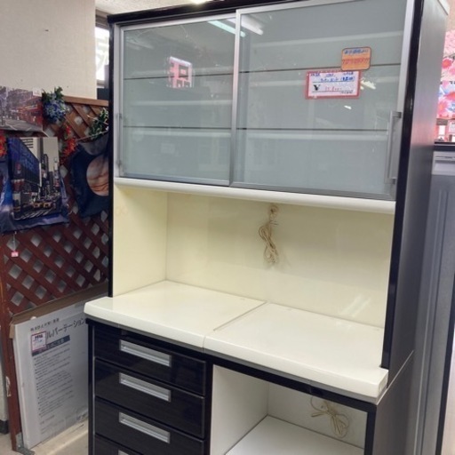 【セール開催中】特価・早い者勝ち！シギヤマ家具　キッチンボードUSED　120cm幅