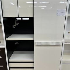 店長値引き★ジモティ割あり★ ㈱ガルト 食器棚 白 H184×D...