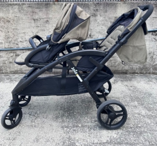 双子用ベビーカー　縦型　兄弟でも