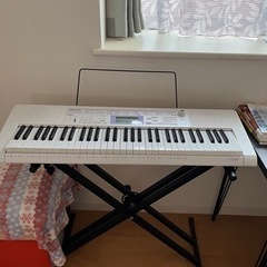 楽器 鍵盤楽器、キーボードとキーボードスタンド