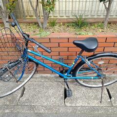 (chariyoshy出品)26インチ自転車、メタリックブルー