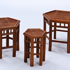 サイドテーブル3店セット（木製）美品