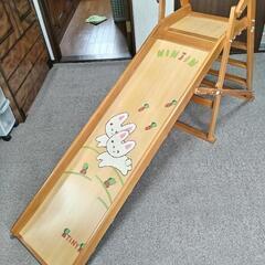 幼児用木製滑り台 屋内対応日本製滑り台