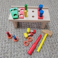 木製おもちゃ 子供作業台