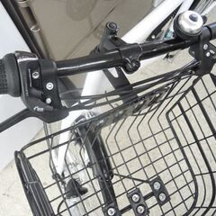 27インチ パンクしにくい自転車 白色 DCM シティサイクル 変速 札幌市北区屯田