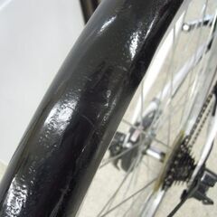 27インチ パンクしにくい自転車 白色 DCM シティサイクル 変速 札幌市北区屯田