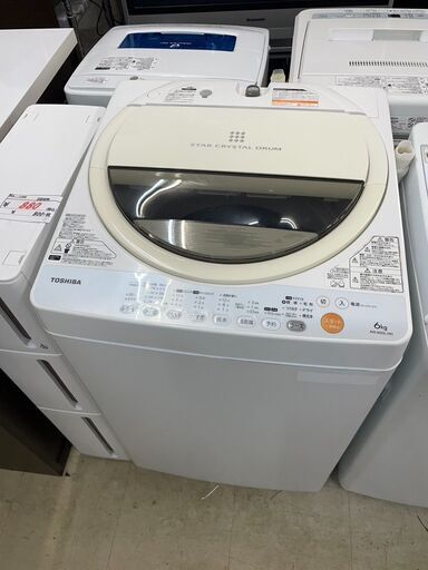 洗濯機　No.11826　東芝　6kg　2012年製　AW-60GL(W)　【リサイクルショップどりーむ荒田店】