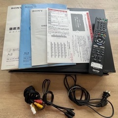 SONY Blu-ray・DVDレコーダー 2番組同時録画 320GB