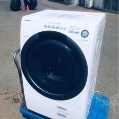 ♦️SHARP ドラム式電気洗濯乾燥機【2019年製】ES-S7...