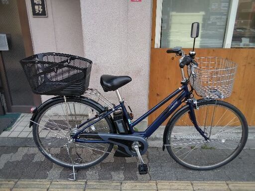 [YAMAHA]27吋 電動アシスト自転車 PAS CITY-SP5(パス シティ エスピー5) 15.4Ahバッテリー+充電器+キー2本付き(ネイビー)