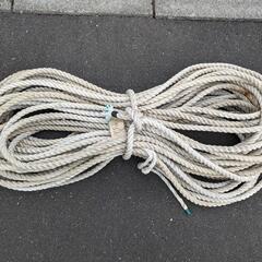 中古★ロープ★直径20mm✕長さ75m★綱★綿ロープ