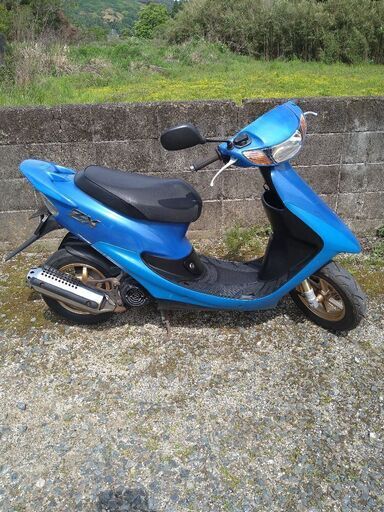 ライブディオZXスケルトンブルー