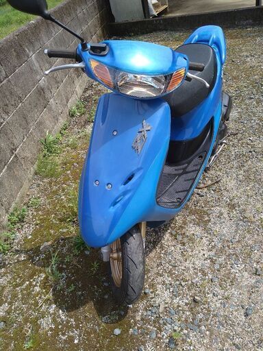 ライブディオZXスケルトンブルー