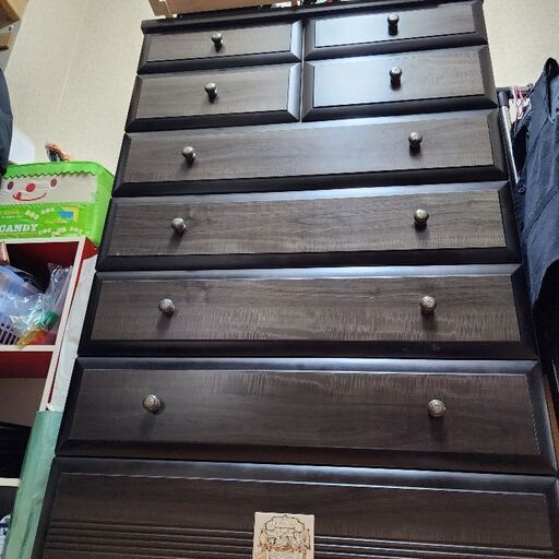 美品　整理タンス　タイルつき
