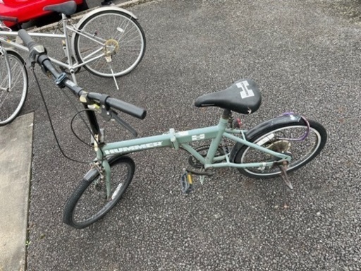 折りたたみ自転車　パンク　ハマー