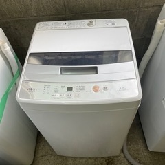 洗濯機 アクア 4.5kg 単身用 19年