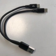 USB-CTYPE ケーブル　2in1   20センチケーブル