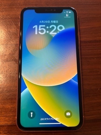 iPhone XR 128GB SIMフリー　コーラルピンク