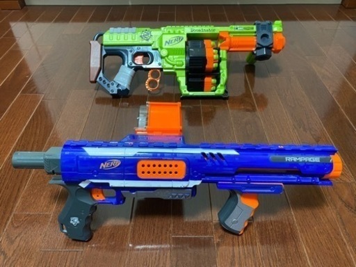 《値下げ》 【美品・セット割引】　ナーフガン Dommonator+RAMPRGE