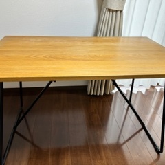 無印良品　木製折りたたみテーブル