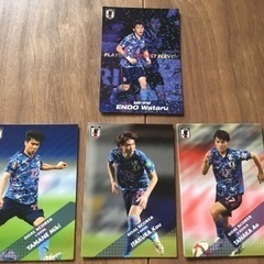 サッカー日本代表チームチップスカード【特殊カード】