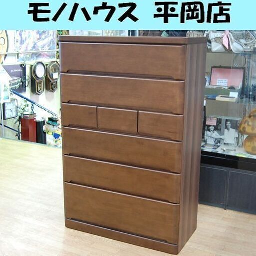 ニトリ ハイチェスト オウカ 幅900×奥行430×高さ1388mm 引出し6段 ブラウン 衣類収納 タンス 箪笥 たんす 札幌市 清田区 平岡