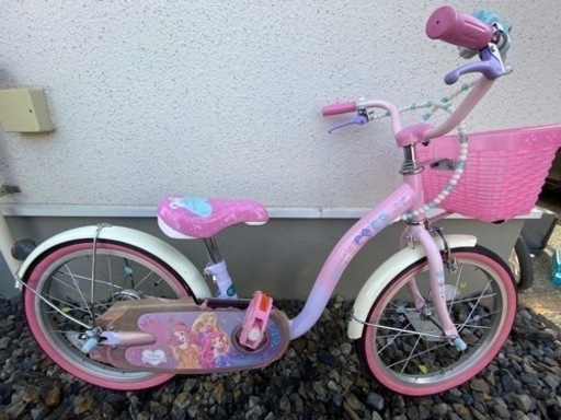 ゆめかわ　ディズニー　プリンセス  自転車　美品