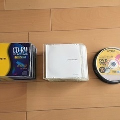 DVD-R  20枚とCD-RW4枚セット