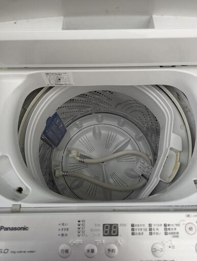 家電 生活家電 パナソニック　洗濯機 6.0kg　2020年製 bigwavewash